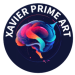 Prime ARt - AI generierte Kunst Logo